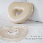 Longevity Pillow™ with Champagne Pillowcase + 2nd Champagne Pillowcase Bundle